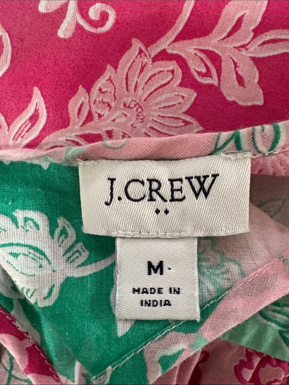 J. Crew Factory Pink Patchwork Floral Sundress - Picture 6 of 9